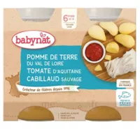 Babynat Pot Pomme De Terre Tomate Cabillaud à Béziers