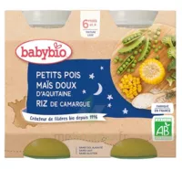 Babybio Pot Bonne Nuit Petits Pois Mais Riz à Béziers