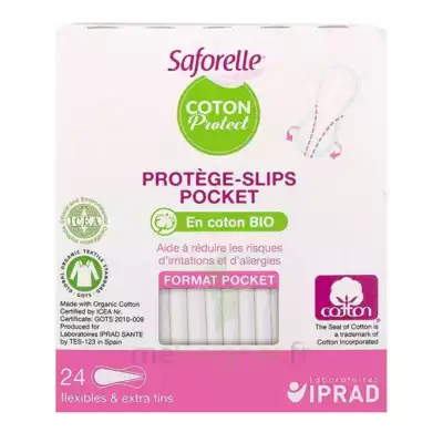 Saforelle Coton Protect Protège-slip Pocket B/24 à Béziers