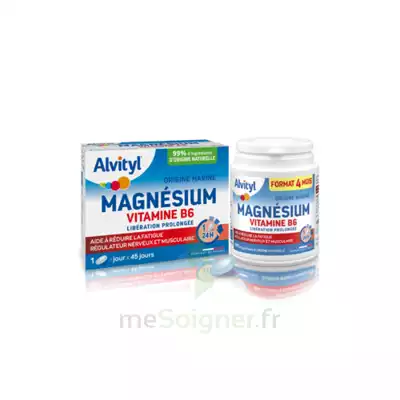 Acheter Alvityl Magnésium Vitamine B6 Libération Prolongée Comprimés LP B/45 à Béziers